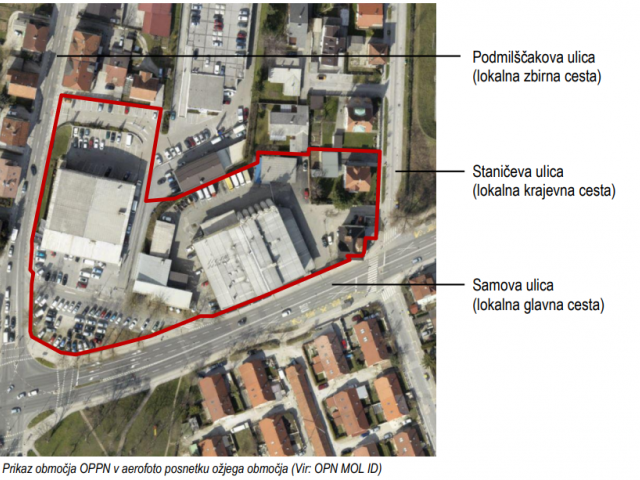 Nadomestna gradnja - poslovno stanovanjski kompleks na Samovi